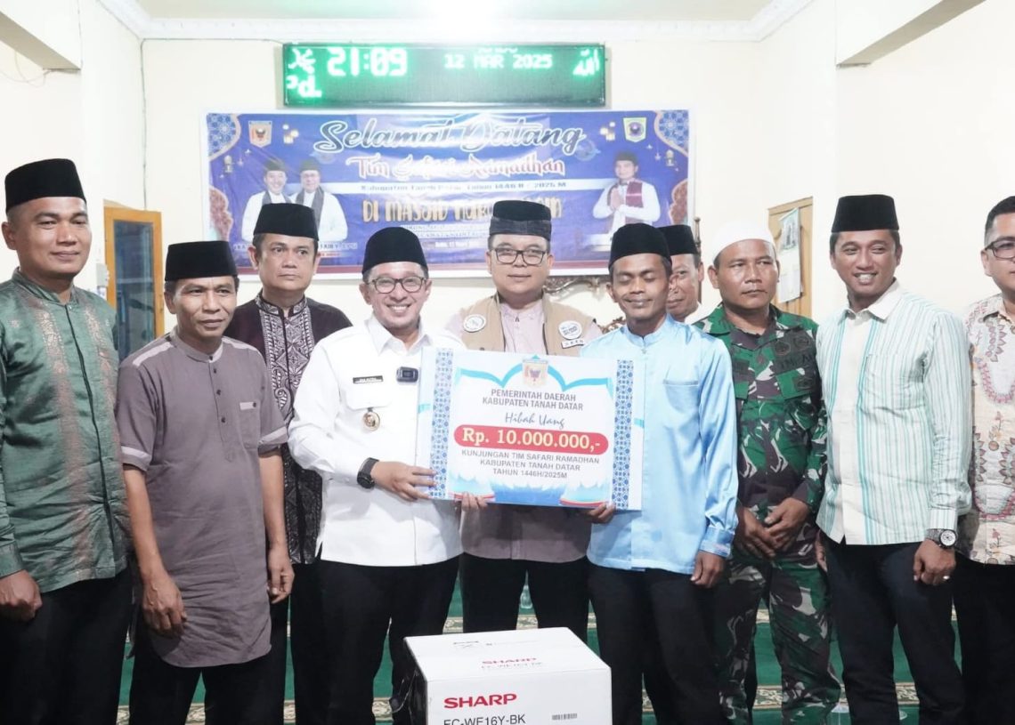 Ingin Jalan Diperlebar, Bupati Ungkapkan saat Safari Ramadhan Khusus Di Masjid Nurul Yaqin Aur Duri
