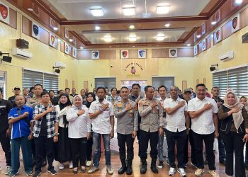 Bersama Ciptakan Kondusifitas, Polres Oku Selatan Adakan Coffee Morning dengan Insan Pers