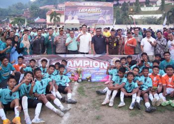 MTsN 2 Sawahlunto Juara I Liga Askot PSSI Antar SLTP Kota Sawahlunto
