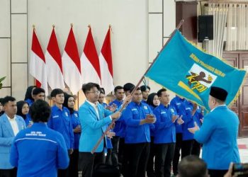 Lantik 48 Pengurus KNPI, Bupati Khairunas Ingin Kolaborasi Pemuda Membangun Daerah