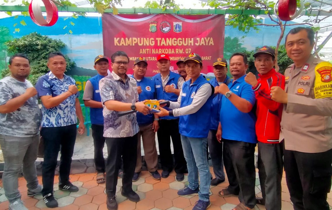Polres Metro Jakarta Barat Kukuhkan Kampung Tangguh Anti Narkoba di Kembangan Utara