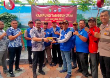 Polres Metro Jakarta Barat Kukuhkan Kampung Tangguh Anti Narkoba di Kembangan Utara