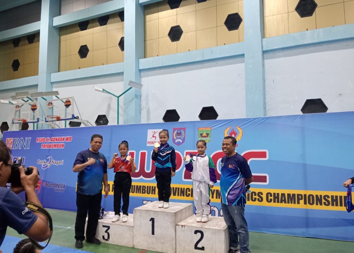 Kontingen Senam Kota Payakumbuh Pertahankan Gelar Juara Umum Ajang Walikota Payakumbuh Provincial Gymnastics Championship 2025