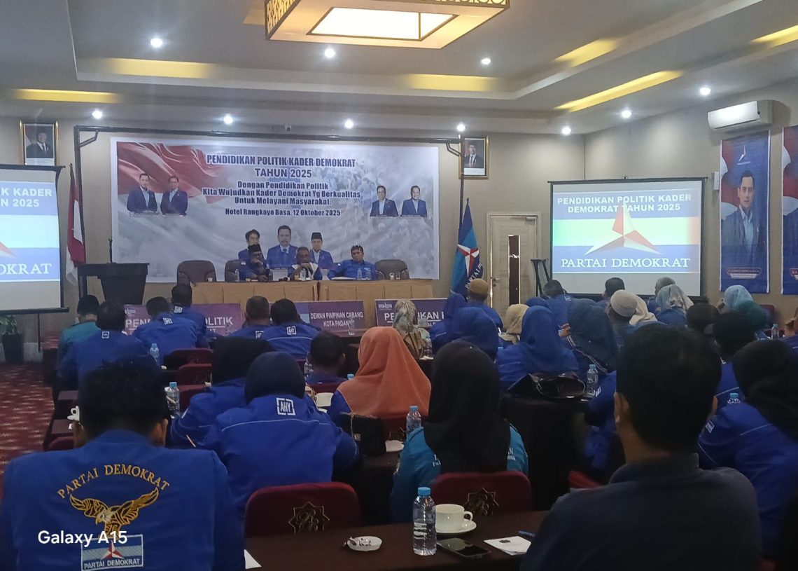 DPC Demokrat Kota Padang Tingkatkan Kualitas SDM Kader untuk Pelayanan pada Masyarakat