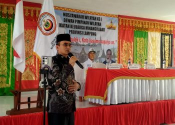 Hendra Neldi Terpilih Jadi Ketua Hasil Muswil IKM Lampung, Ketum LPLH Nata Buana: IKM Wadah Pemersatu Orang Minang di Perantauan