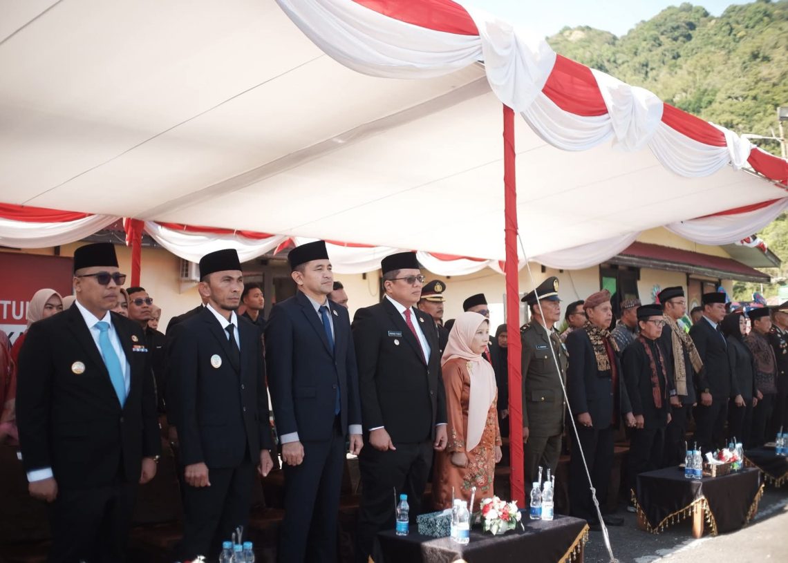 Wabup Tanah Datar Hadiri HUT Bhayangkara ke 79 di Polres Padangpanjang