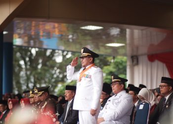Upacara Penurunan Bendera Berjalan Lancar