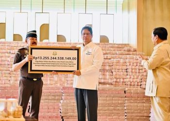 Presiden Prabowo Saksikan Kejaksaan Agung Serahkan Rp13,25 Triliun Uang Pengganti Kasus Korupsi Ekspor CPO kepada Kemenkeu