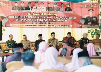 Sosialisasi Kampung Bebas Narkoba, Wako Dhani Sambut Kedatangan Dirresnarkoba Sumbar