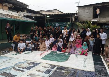 Ormas FBR Gardu Ranjau Barat G.0361 Adakan Gelar Santunan Sebanyak 60 Anak Yatim di Duri Kepa