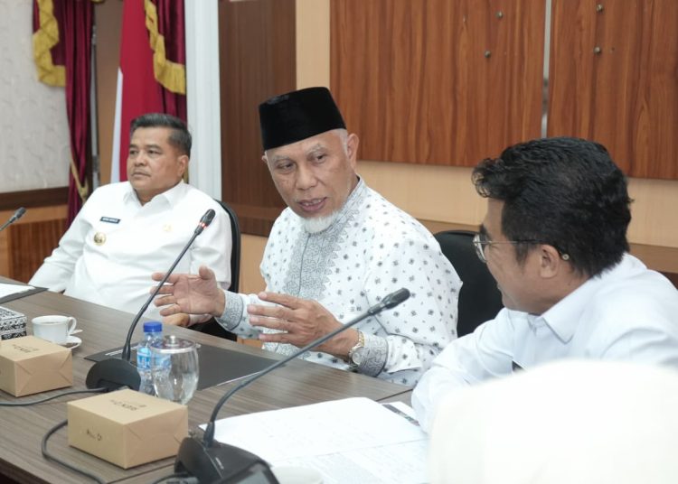 Gubernur Mahyeldi Pimpin Rapat Bahas Solusi Kemacetan Padang Lua, Sepakat Lanjutkan Bypass Bukittinggi–Koto Baru