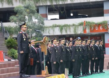 Semangat Tak Luntur di Tengah Gerimis, Polres Metro Jakarta Barat Peringati Hari Sumpah Pemuda ke-97