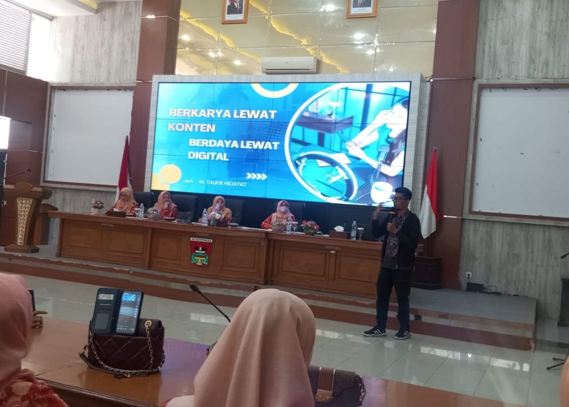 Manfaatkan Teknologi Informasi, DWP Bukittinggi Ajak Anggota Berkarya Lewat Konten Digital