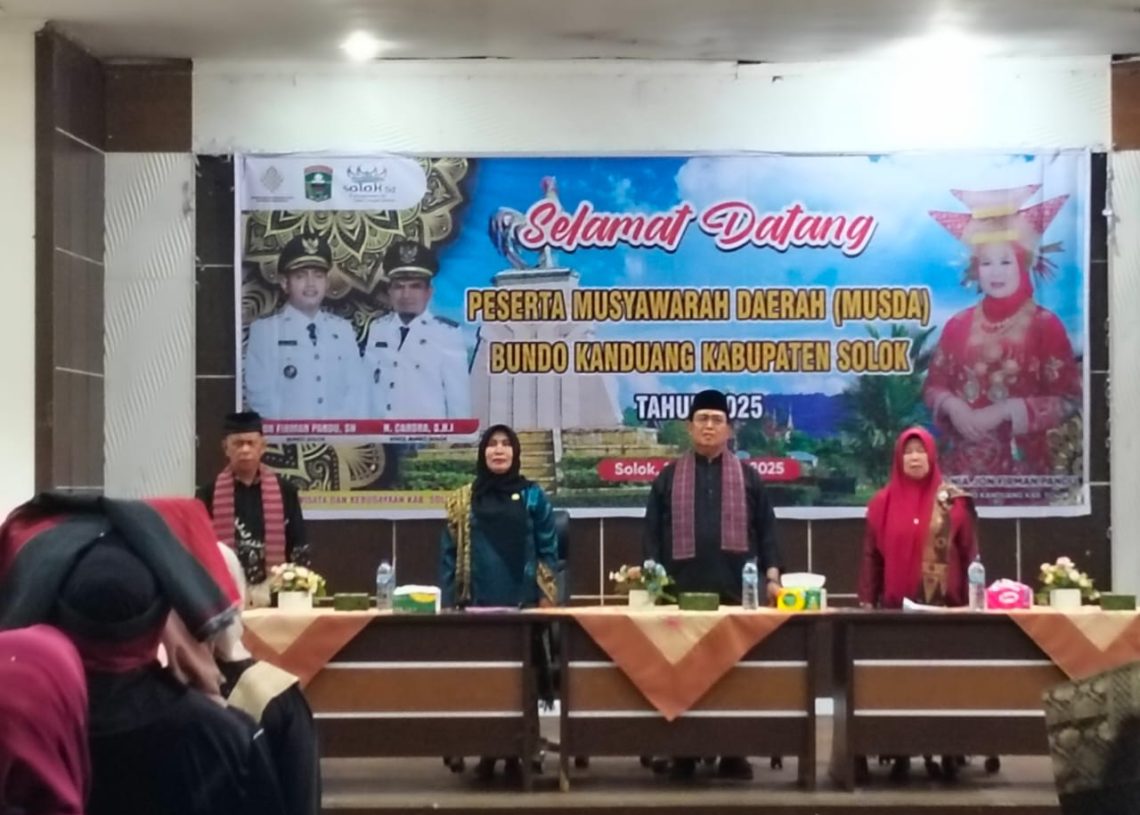 Perkuat Peran Perempuan Adat, Pemkab Solok Gelar Musda Bundo Kanduang
