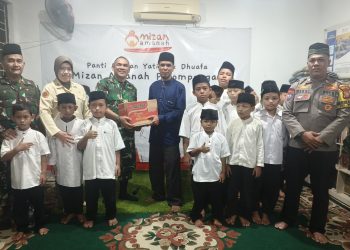 Kodim 0501/Jakarta Pusat Laksanakan Kegiatan Cinta Anak Yatim Piatu