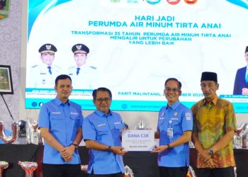 Peringatan Hari Jadi Perumda Tirta Anai ke-35, Bupati JKA Sampaikan Harapan Pelayanan Sepenuh Hati