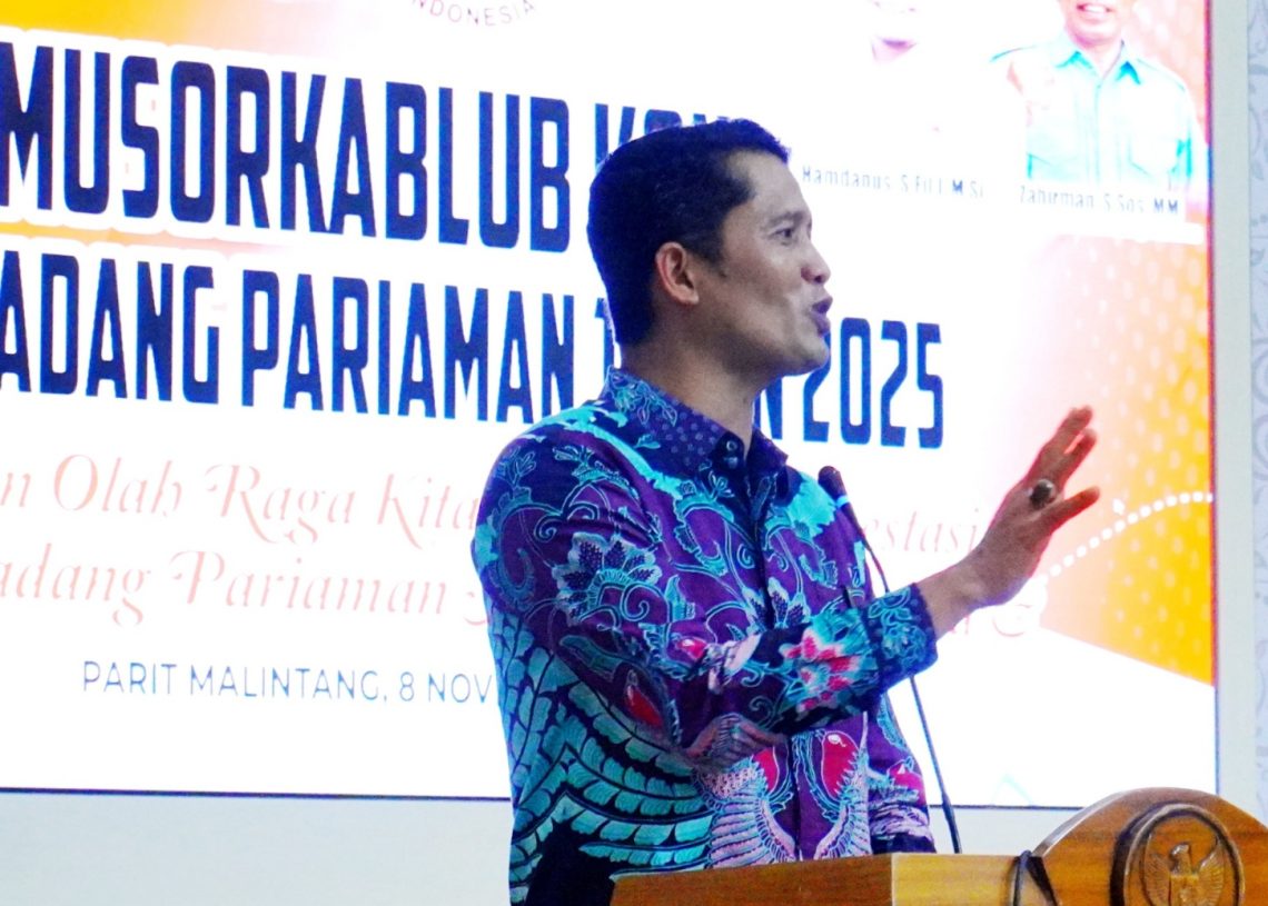 Sekda Rudy Hadiri Musorkablub KONI 2025, Dorong Semangat Baru untuk Prestasi Olahraga Daerah