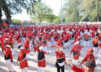 Ribuan Peserta Meriahkan HUT PORPI, HKN, dan Hari Armada RI di Kota Pariaman