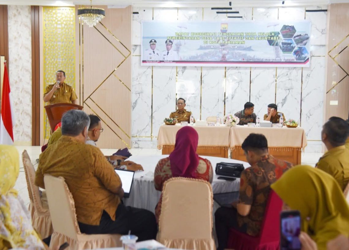 55 Kepala Desa Ikuti Rakor Penguatan Tata Kelola Pemerintahan Desa yang Efektif dan Akuntabel