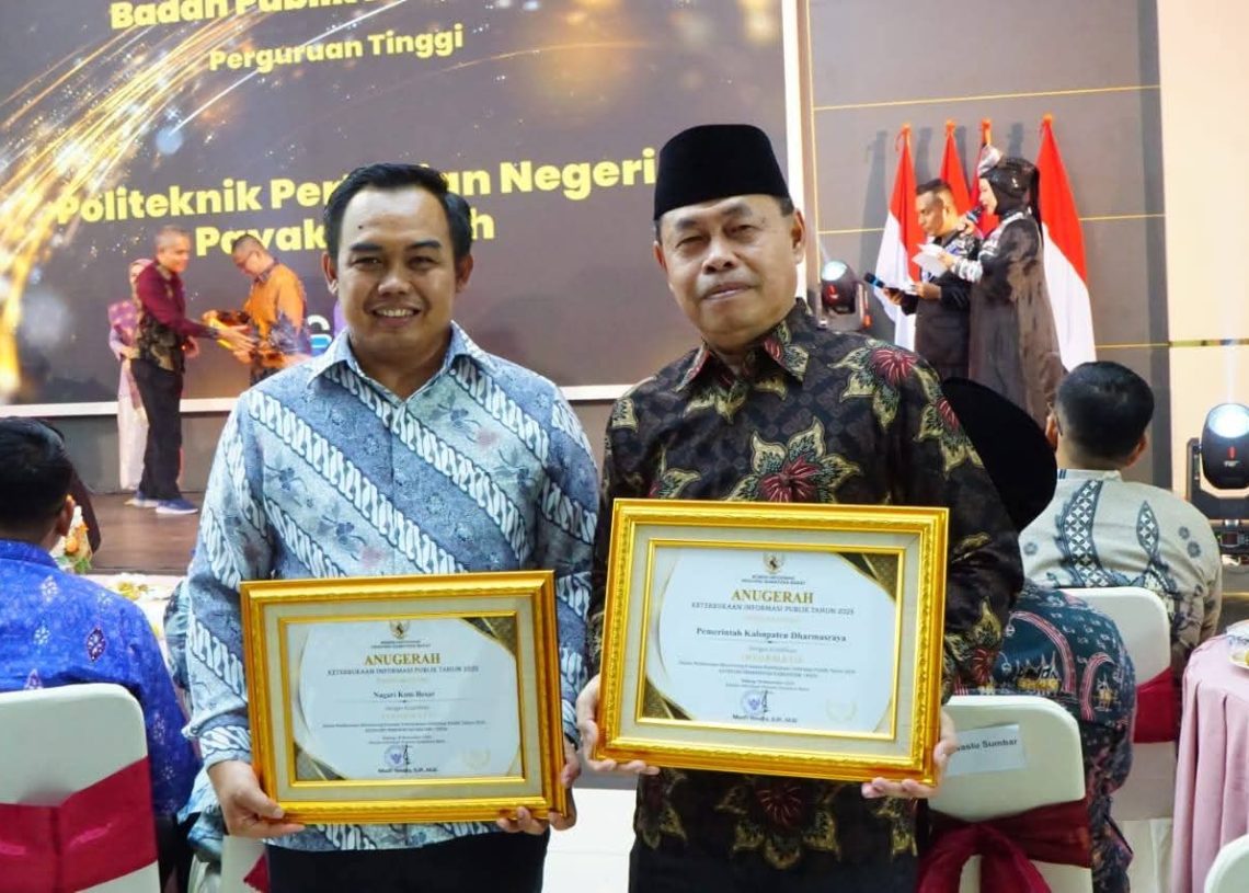 Keterbukaan Yang Berbuah Manis,  Dharmasraya Dan Koto Besar Di Panggung Penghargaan