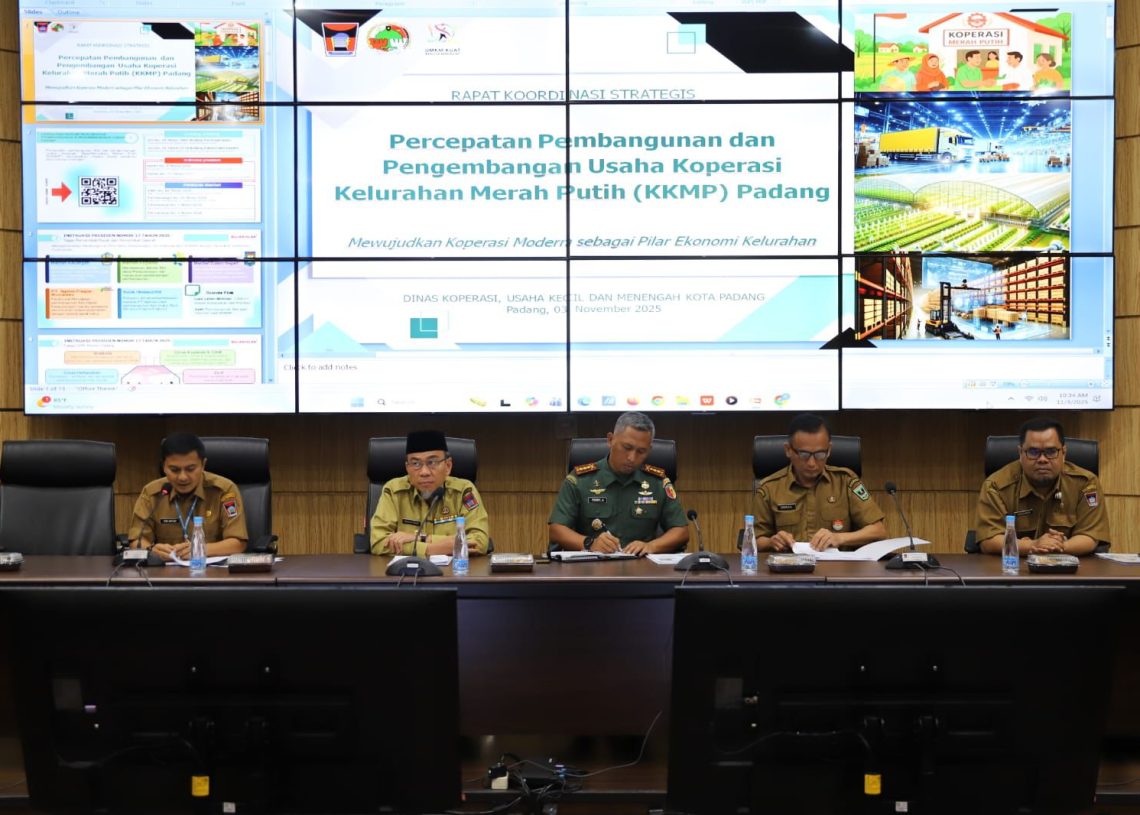 Kota Padang Siap Dukung Program Nasional Penguatan Koperasi melalui Koperasi Kelurahan Merah Putih