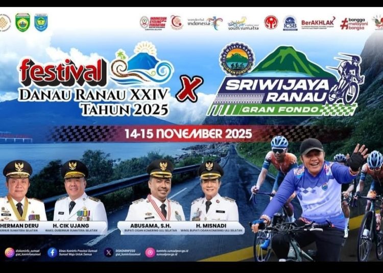 Festival Danau Ranau XXIV dan Sriwijaya Ranau Gran Fondo 2025 Siap Digelar di OKU Selatan