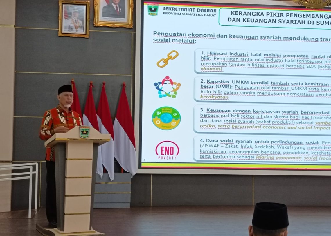 Mahyeldi Tegaskan Sumbar Siap Jadi Pusat Ekonomi dan Keuangan Syariah Nasional