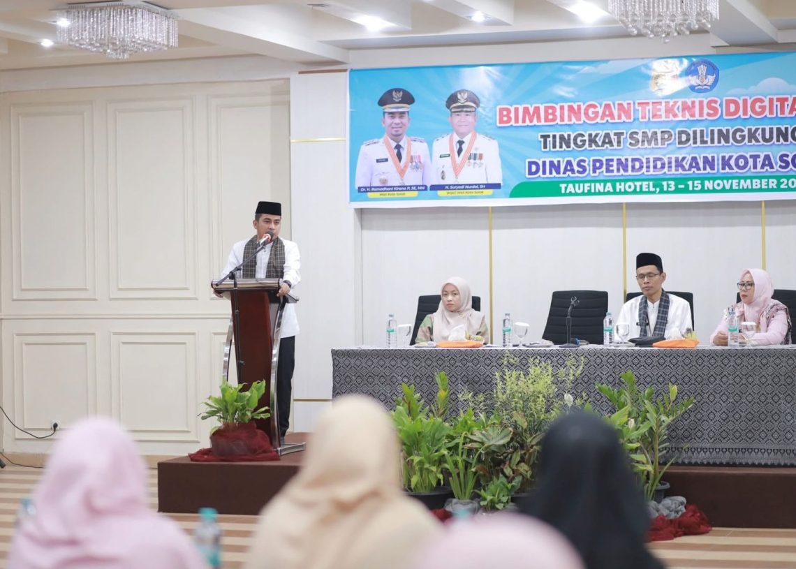 Dorong Pelayanan Publik Modern, Solok Gelar Bimtek Digitalisasi bagi Tenaga Pendidik