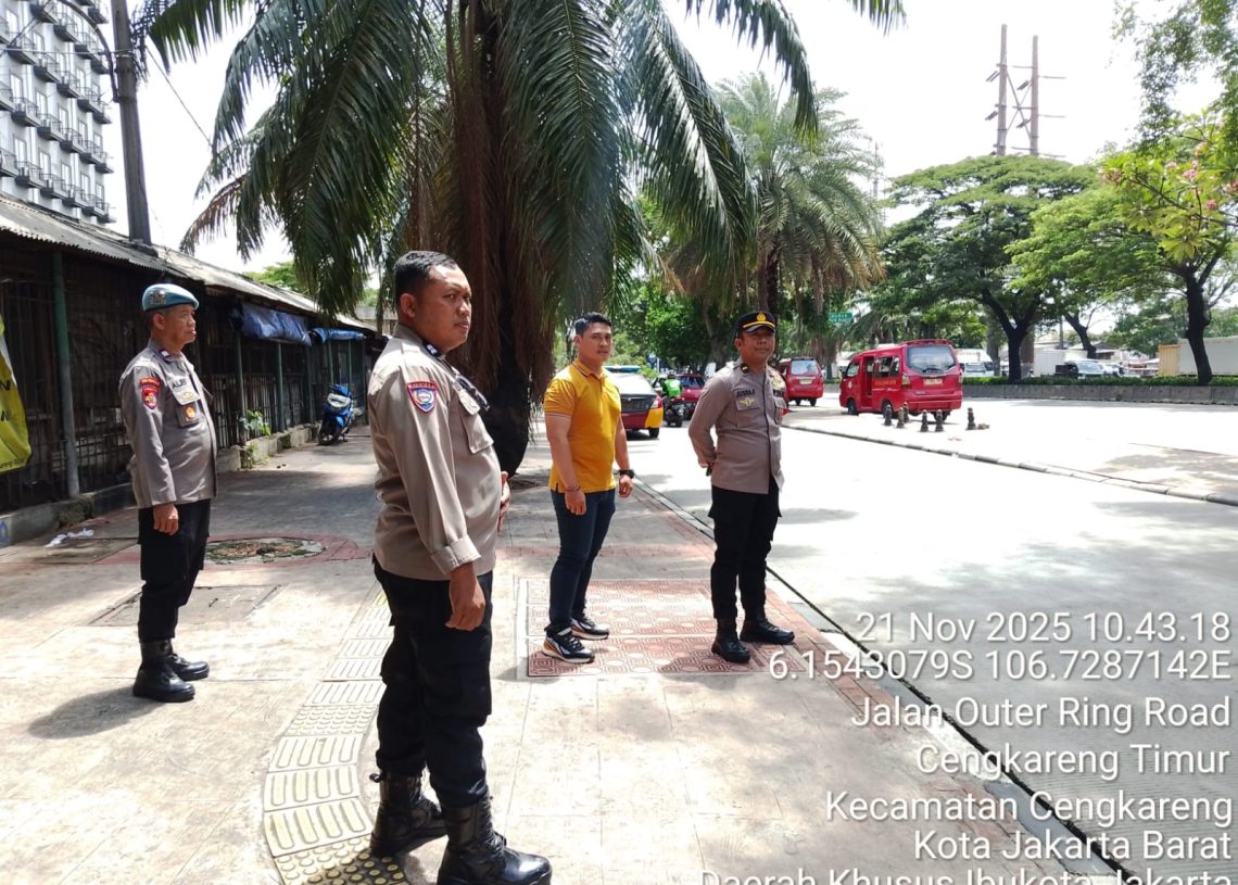 Polsek Cengkareng Gelar Penertiban Debt Collector, Pastikan Warga Beraktivitas dengan Aman