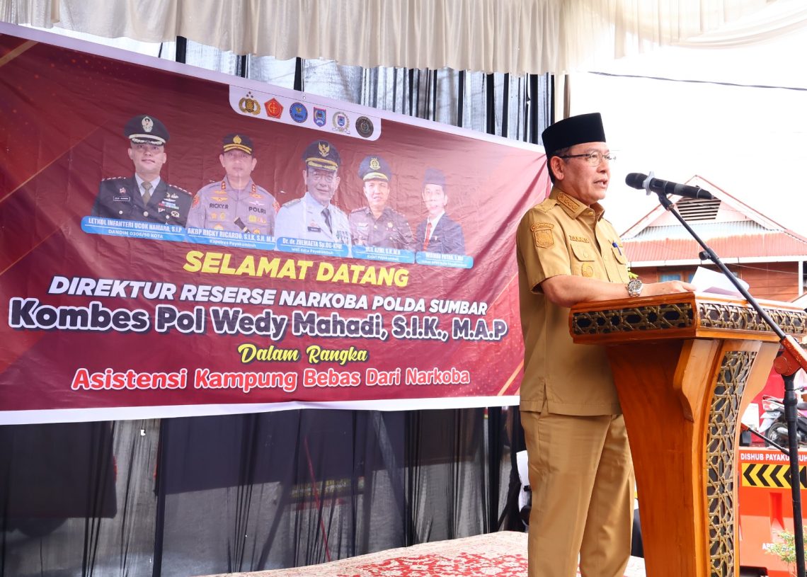 Wali Kota Payakumbuh Tegaskan Dukungan Penuh terhadap Pemberantasan Narkoba