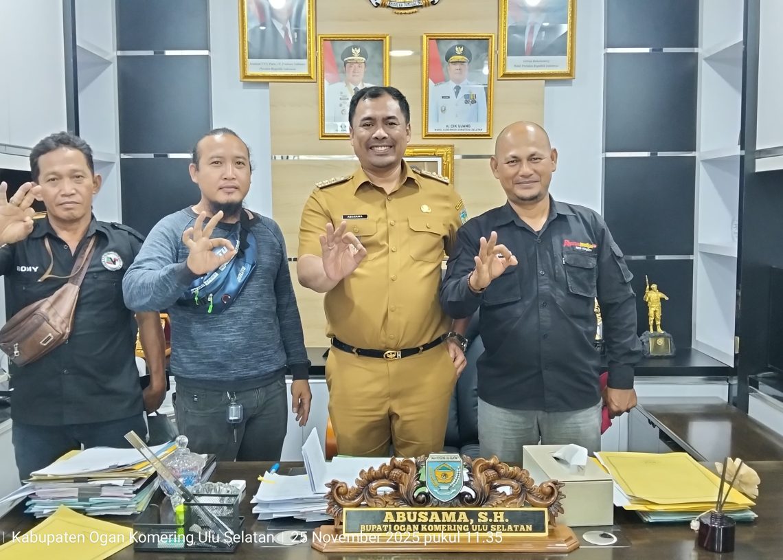 Pengurus PJS OKU Selatan Bersilaturahmi dengan Bupati, Bahas Sinergi dalam Publikasi Pembangunan