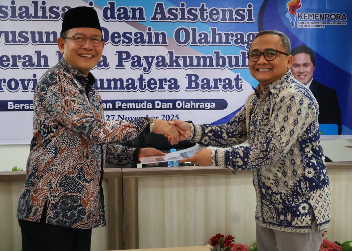 Sosialisasi dan Asistensi Desain Olahraga Daerah, Pemko Payakumbuh Hadirkan Kemenpora
