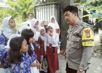 Polri Hadir di Sekolah, Bhabinkamtibmas Taman Sari Sosialisasikan Pencegahan Penculikan Anak
