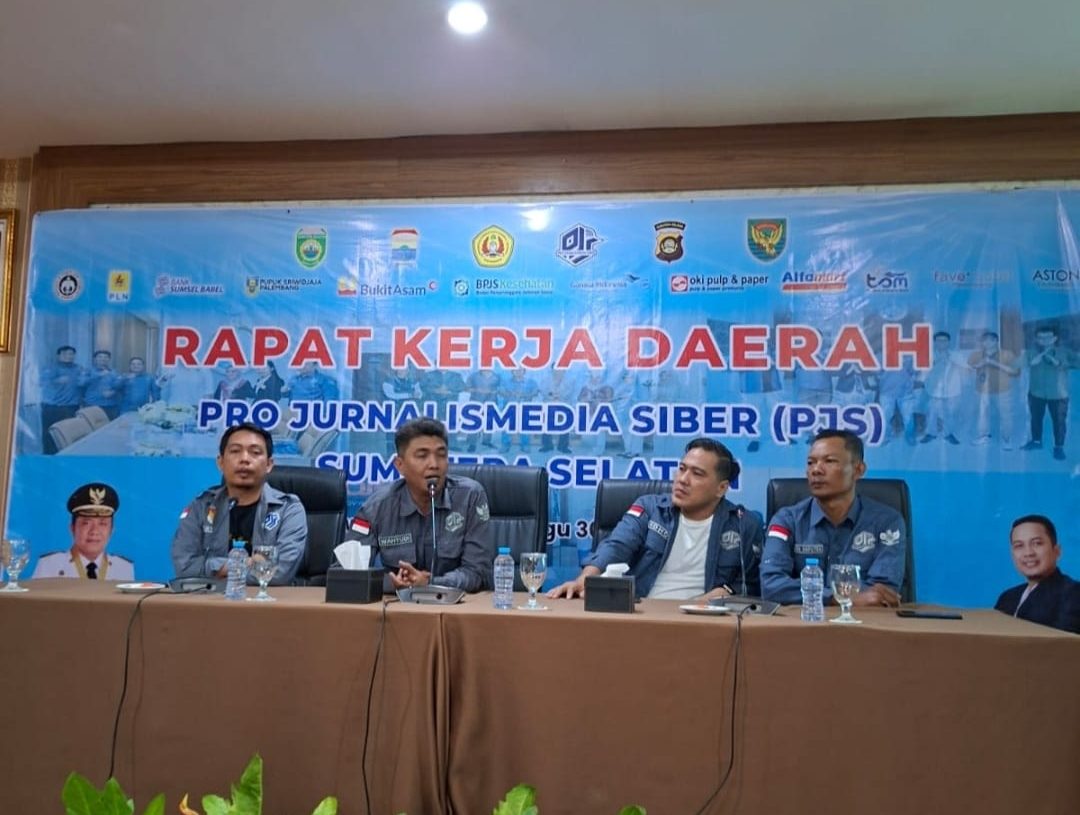 DPD PJS Sumsel Gelar Rakerda Tahun 2025 di Palembang, Bahas Konsolidasi dan Penguatan Profesionalisme Jurnalis