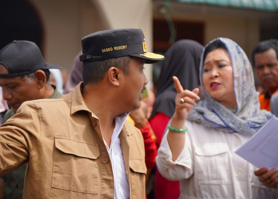 Dampingi Kunjungan Titiek Soeharto ke Padang, Wagub Vasko Paparkan Kerusakan Infrastruktur dan Krisis Air Bersih