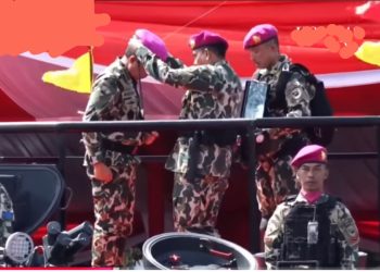 Puncak HUT ke-80 Korps Marinir, Panglima TNI Dianugerahi Warga Kehormatan di Mako Cilandak