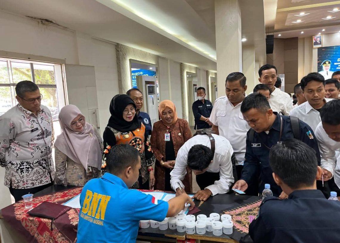 Pemkab Dharmasraya Tes Urine Calon PPPK, 4 Orang Positif Narkoba