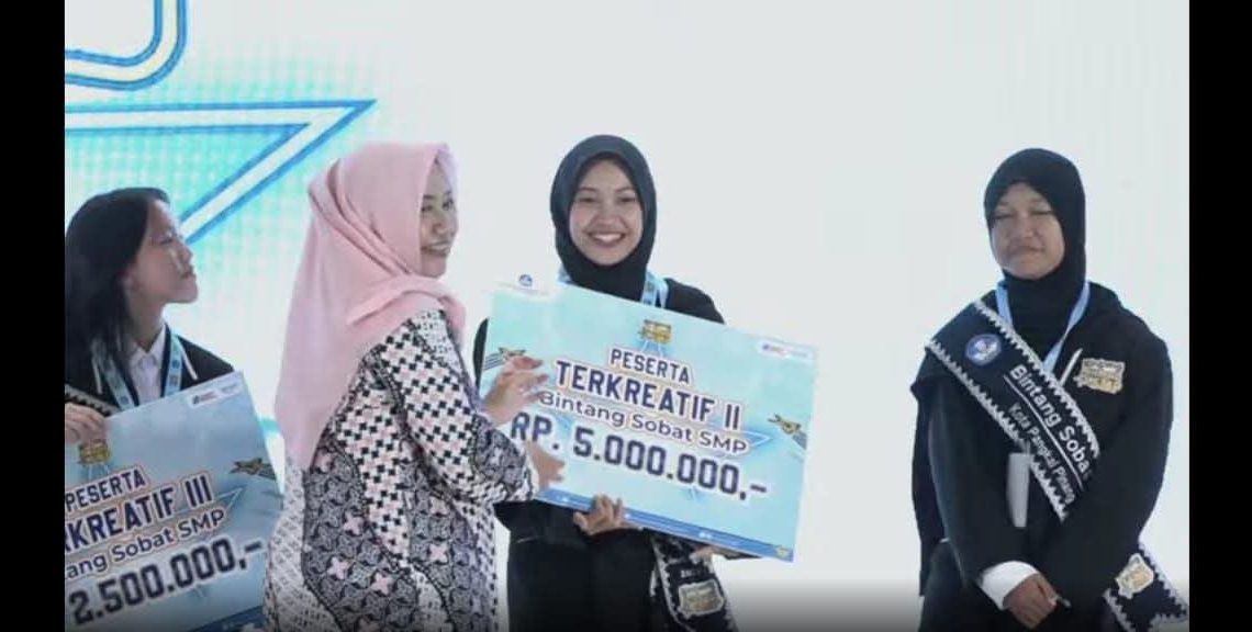 Jeneeta Maitsaa, Siswi SMP Unggul Dharmasraya, Raih Juara II Bintang Sobat SMP Tingkat Nasional