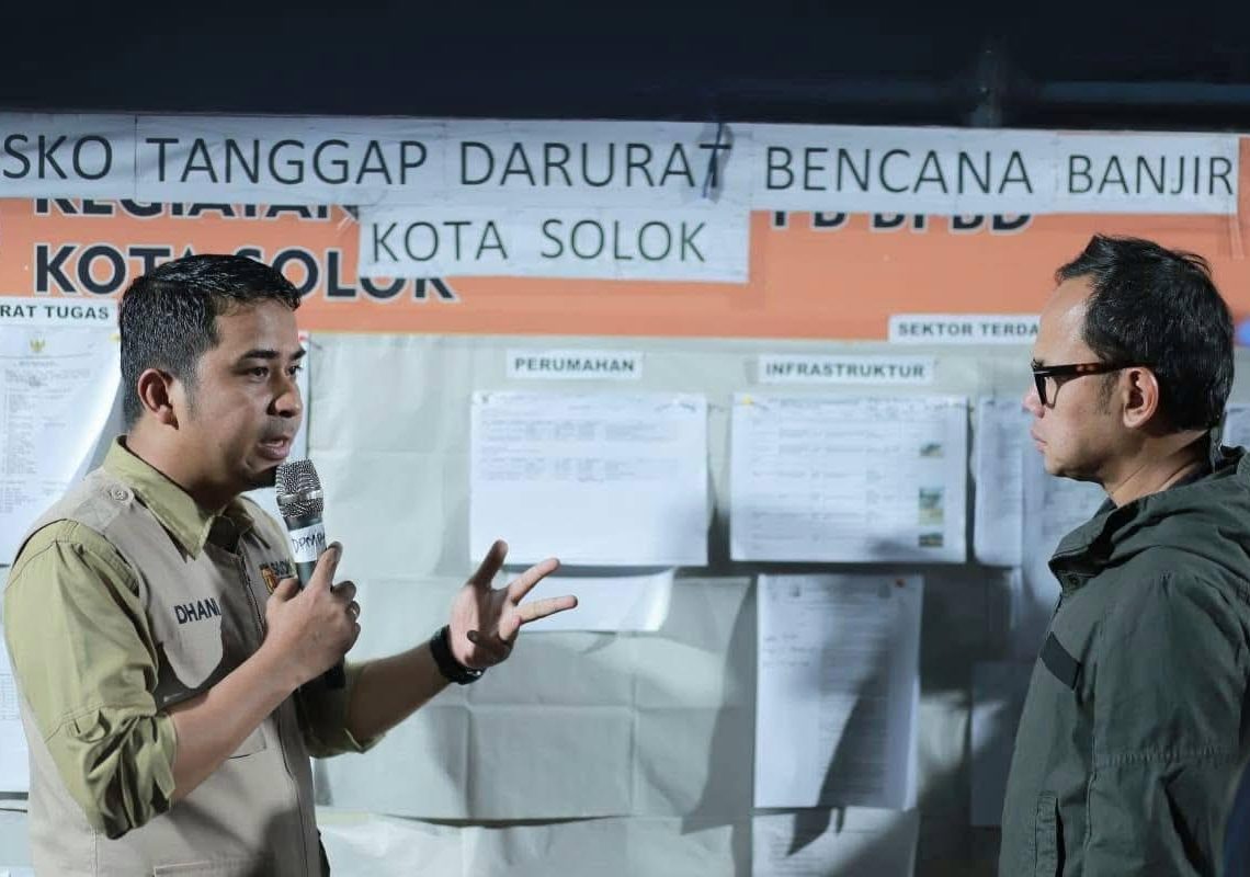 Wamendagri Bima Arya Tinjau Kota Solok, Apresiasi Penanganan Cepat Pascabanjir