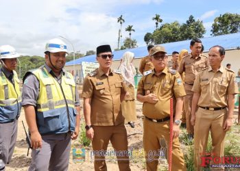 Sebagai Tindaklanjut Surat Kemenkes, Bupati Pesisir Barat Tinjau Akses Jalan Menuju RSUD KH. M. Thohir