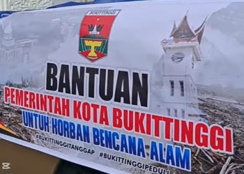Wako Ramlan Pimpin Penyaluran Bantuan ke Salareh Aia Palembayan Agam