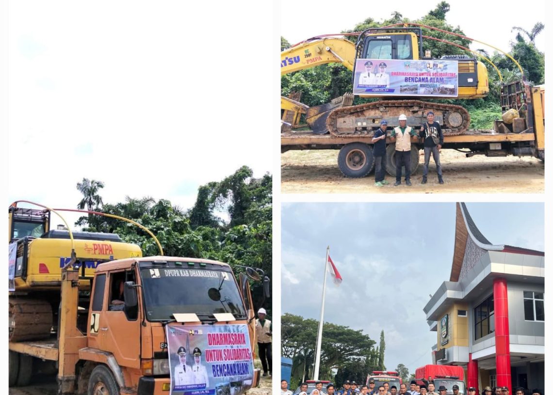 Dilepas Sekda, 55 Relawan Dharmasraya Peduli Bencana Siap Bantu Pemulihan Pascabencana di Sumbar