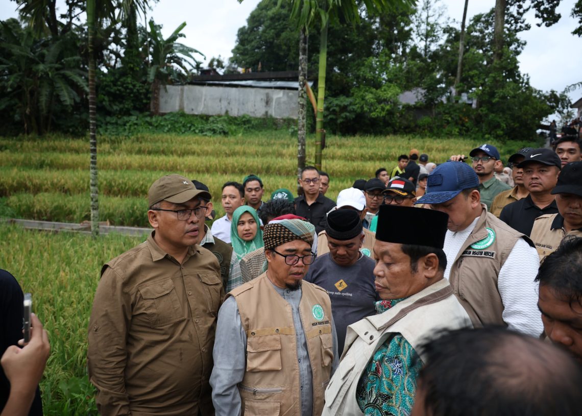 Sekdaprov Sumbar Dampingi Menteri ATR/BPN Tinjau Lokasi Bencana di Salareh Aia Timur Agam