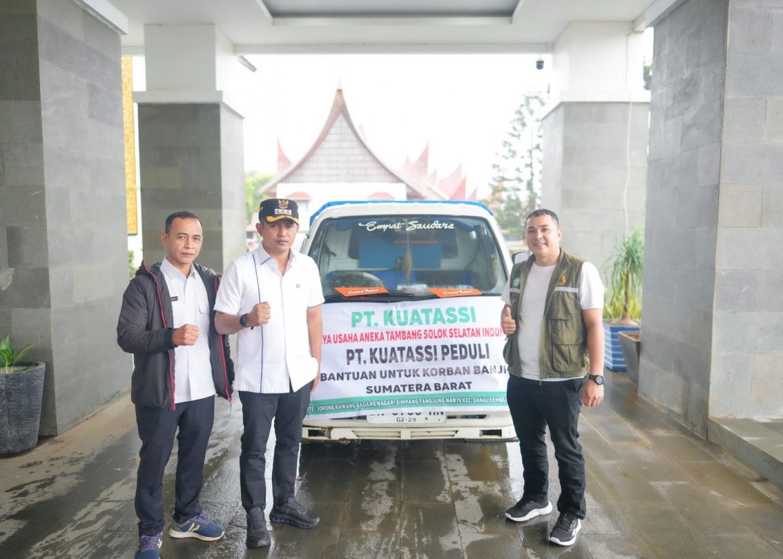 Bupati Solok Apresiasi Bantuan PT Kuatassi untuk Masyarakat Terdampak Bencana