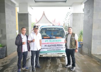 Bupati Solok Apresiasi Bantuan PT Kuatassi untuk Masyarakat Terdampak Bencana