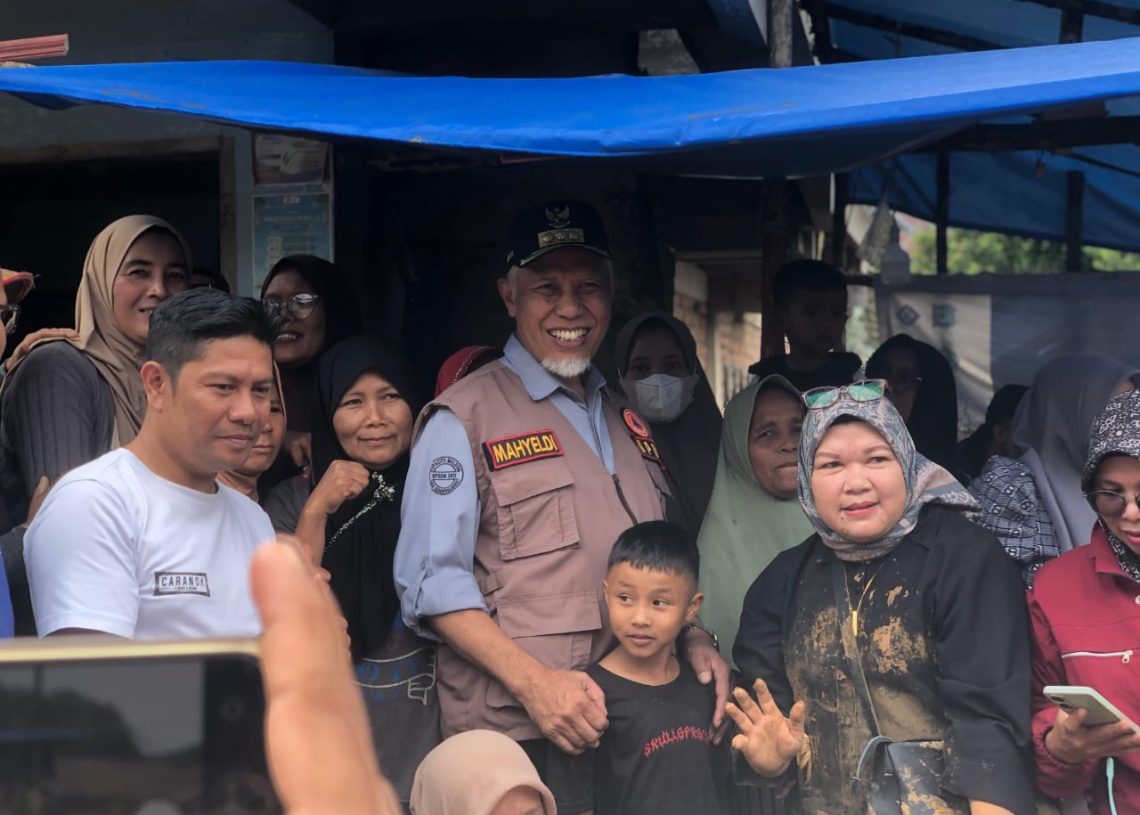 Empat Titik Longsor Terjang Pagadih Agam, Gubernur Sumbar Turun Langsung ke Lokasi