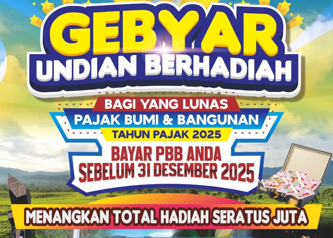 Kejutan Akhir Tahun, Pemkab Solok Selatan Undi Hadiah Rp100 Juta untuk Wajib Pajak Patuh