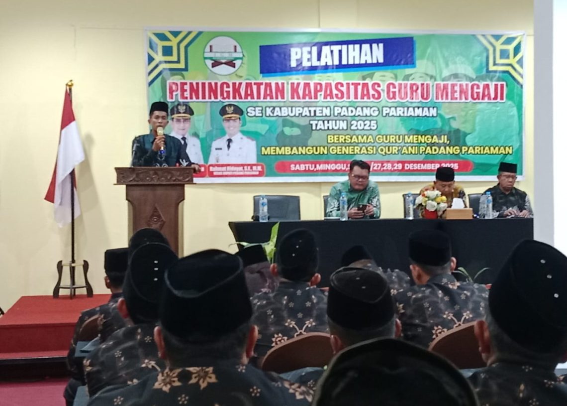IGM Nan Sabaris Gelar Pelatihan Peningkatan Kapasitas Guru Mengaji se-Padang Pariaman