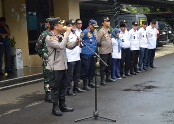 Apel Gelar Pasukan Pengamanan Malam Tahun Baru 2026 Digelar di Kalideres