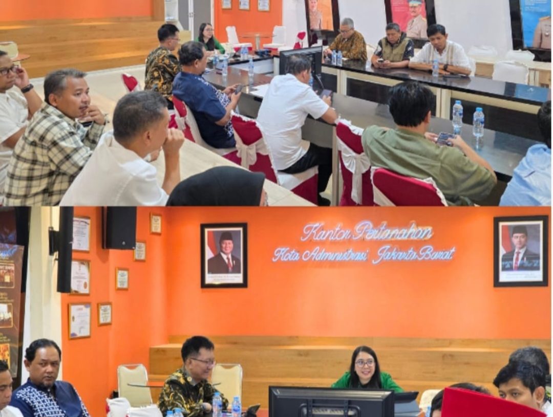 Monitoring dan Evaluasi Pelaksanaan Kegiatan Pertanahan, Kantah Jakbar Giat “Kamis Manis”